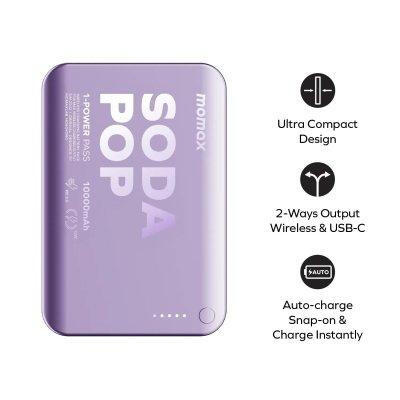 Momax IP166 10000mAh Pink (IP166P)