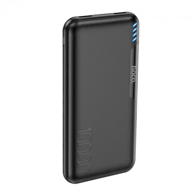 Hoco Power Bank J82 Easylink 2USB+Type-C 10000mAh Black