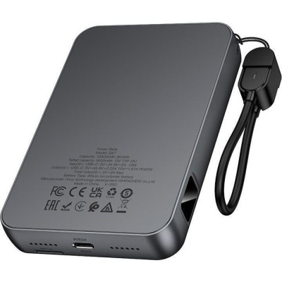 Hoco Q47 Shine 10000mAh Metal Gray
