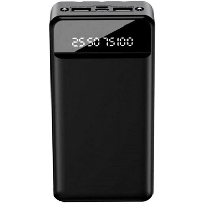 XO Power Bank PR164 with Flashlight 2USB+Type-C 30000mAh Black