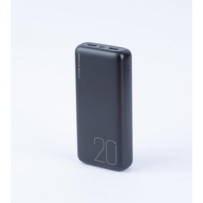 XO Power Bank PR183 Light Display 2USB+Type-C 20000mAh Black