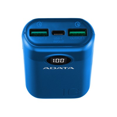 Adata Powerbank P10000QCD 10000mAh QC/PD Blue (AP10000QCD-DGT-CDB)