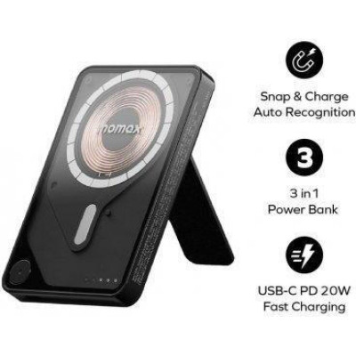 Momax 5000mAh Black (IP131HKD)