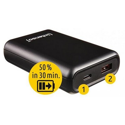 Intenso A10000 10000mAh USB-A USB Type-C Black (7322430)