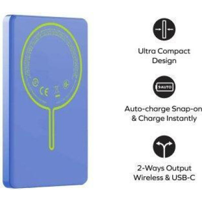 Momax IP135A 5000mAh Blue (IP135AB2)