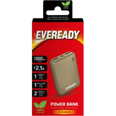 Eveready PX10M 10000 mAh Mini Gold (PX10MGD)