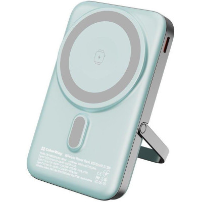ColorWay 10000mAh 22.5W MagSafe Aquamarine (CW-PB100LPA2MT-WPDD)