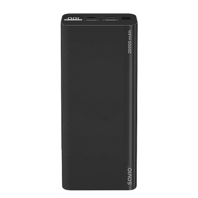 Savio power bank BA-05 20000 mAh 20W Black