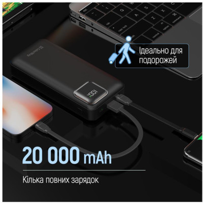 ColorWay 20000mAh Optimal Power Black (CW-PB200LPB5BK-PDD)
