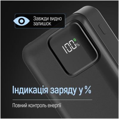 ColorWay 20000mAh Optimal Power Black (CW-PB200LPB5BK-PDD)