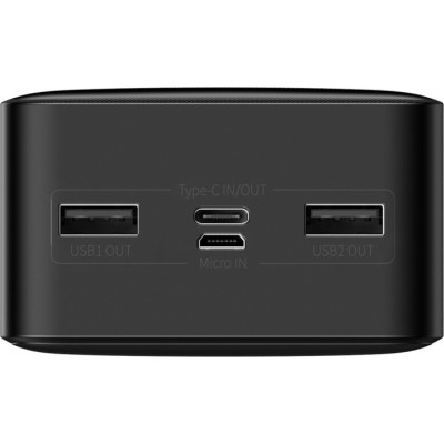 Baseus Bipow Digital Display Powerbank 15W 30000mAh Black (PPDML-K01)