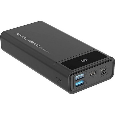 RealPower PB-20k PD Powerbank 20000mAh Black