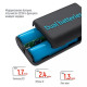 ColorWay 10000 mAh Full power USB QC3.0 + USB-C Power Delivery 22.5W (CW-PB100LPK2BK-PDD)