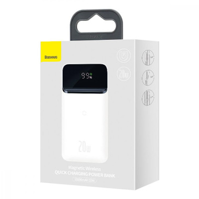 Baseus Magnetic Wireless Fast Charging 20W 10000mAh White (PPCX010102)