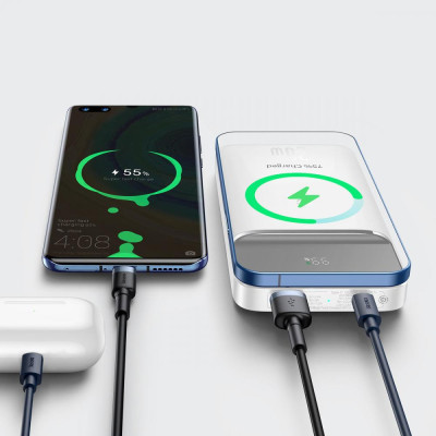 Baseus Magnetic Wireless Fast Charging 20W 10000mAh White (PPCX010102)