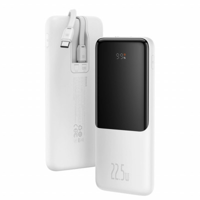 Baseus Elf Digital Display 10000mAh 22.5W White (PPJL010002)