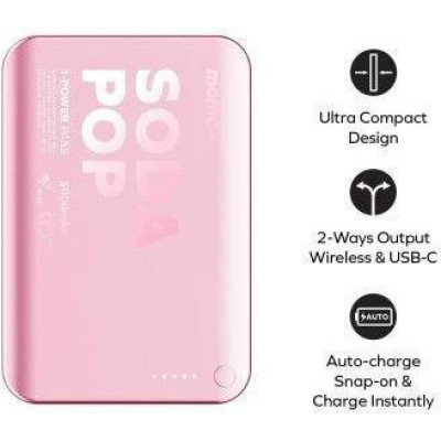 Momax IP165 5000mAh Pink (IP165P)