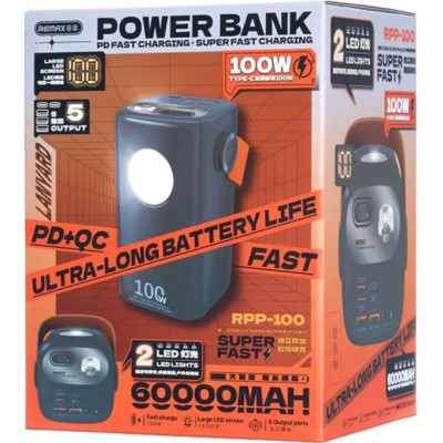 REMAX RPP-100 60000mAh 100W Dark Blue