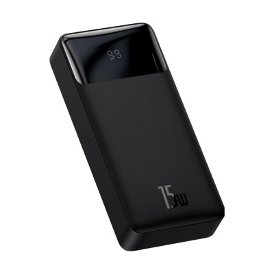 Baseus Bipow Digital Display 15W 20000mAh Black (PPDML-J01)