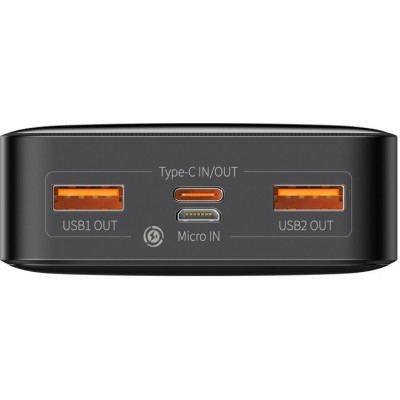 Baseus Bipow Digital Display 20W 20000 mAh Black (PPDML-M01)