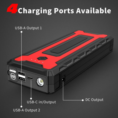 Choetech B659 16000mAh QC 18W Black (TC0009)