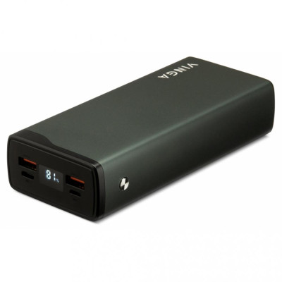 Vinga 30000 mAh QC3.0+PD 3 ports LCD metal (VPB3QPALD)