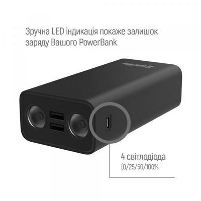 ColorWay 30000 mAh Lamp 10W Black (CW-PB300LPB3BK-F) ColorWay 30000 mAh Lamp 10W Black (CW-PB300LPB3BK-F)