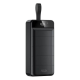 REMAX Leader Series 22.5W Multi-compatible Fast Charging Power Bank 30000mah RPP-183 Black