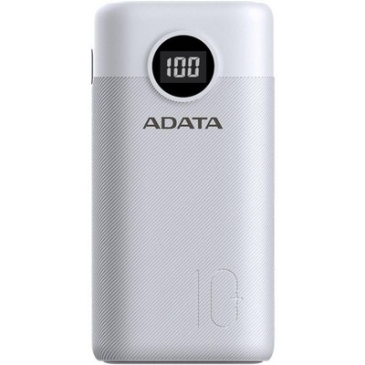 Adata Powerbank P10000QCD 10000mAh QC/PD White (AP10000QCD-DGT-CWH)