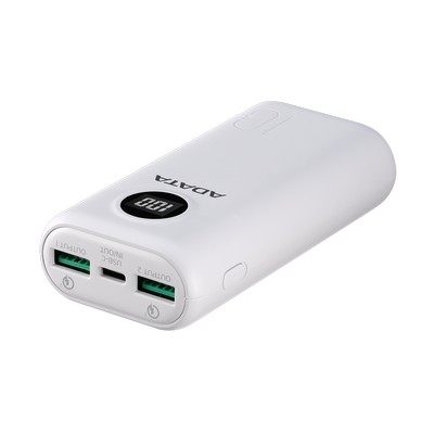 Adata Powerbank P10000QCD 10000mAh QC/PD White (AP10000QCD-DGT-CWH)