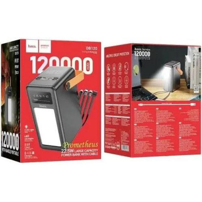 Hoco DB120 Prometheus 120000mAh 22.5W Black