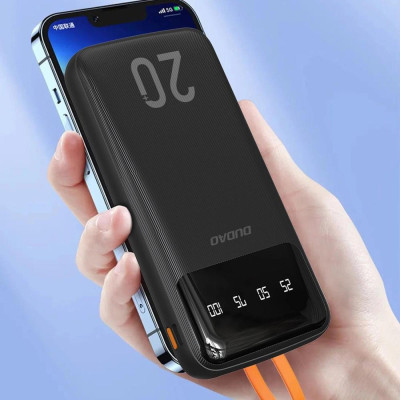 Dudao K6 Pro+ 20000mAh Black (6977196682393)