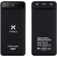 Vinga 20000 mAh Black (VPB2QLSBK)