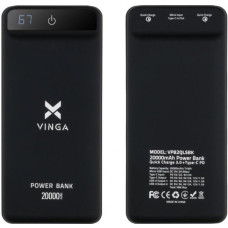 Vinga 20000 mAh Black (VPB2QLSBK)
