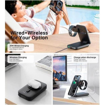 Choetech B750 10000mAh Qi-2 Black (B750-CCBK) Choetech B750 10000mAh Qi-2 Black (B750-CCBK)