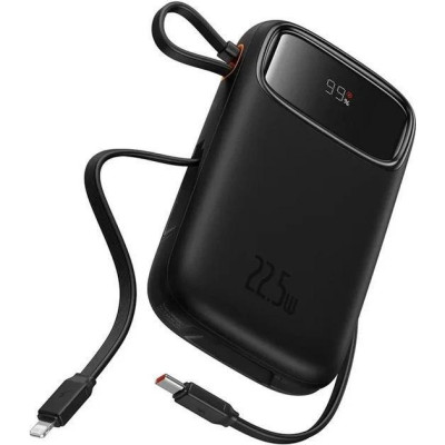 Baseus QPow2 20000mAh 22.5W Dual-Cable Black (P10055002113-00)