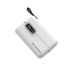ColorWay 10000 mAh Full power USB QC3.0 + USB-C Power Delivery 22.5W (CW-PB100LPK2WT-PDD)