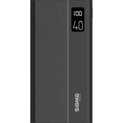 Sigma mobile X-power SI40A3QL 40000 mAh Type-C PD20W QC22,5W Black