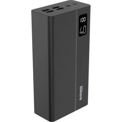 Sigma mobile X-power SI40A3QL 40000 mAh Type-C PD20W QC22,5W Black