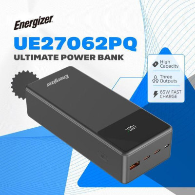 Energizer Li-pol 27000mAh 65W Black (UE27062PQ)