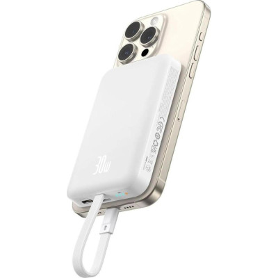 Baseus Magnetic Mini 10000mAh 30W White (P1002210B223-00)