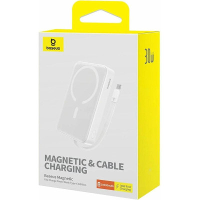 Baseus Magnetic Mini 10000mAh 30W White (P1002210B223-00)