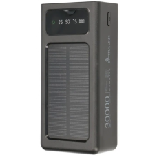 Powerbank Extralink EPB-093 30000mAh Preto Solar, USB-C (EPB-093)