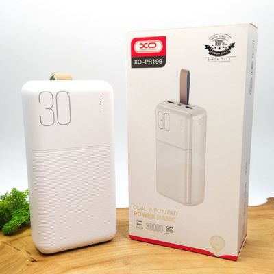 XO PR199 2USB+Type-C 30000mAh White