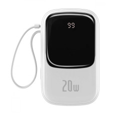 Baseus Qpow Digital Display Quick Charging Power Bank 20W 20000mAh White (PPQD-H02)