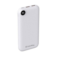 ColorWay 10000 mAh Slim LCD White (CW-PB100LPH2WT-D)