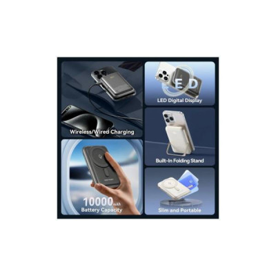 Vention Magnetic Wireless 10000mAh 20W Black (FHNB0)