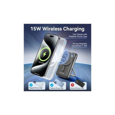Vention Magnetic Wireless 10000mAh 20W Black (FHNB0)