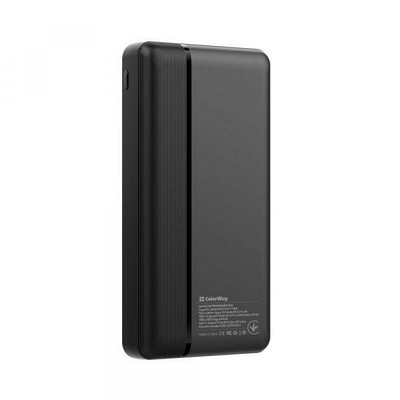 ColorWay 30000 mAh High-power 22.5W Black (CW-PB300LPA3BK-PD)