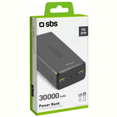 SBS 30000 mAh Black (TTBB30000PD20K)